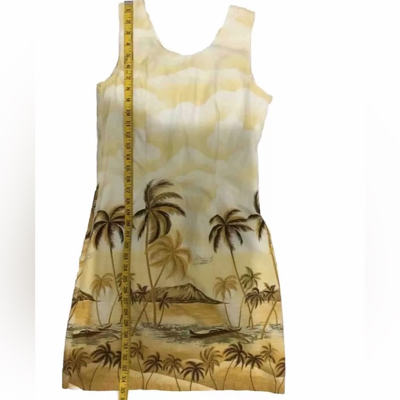 Ky’s Hawaiian Sleeveless Knee Length Dress Size Medium - Picture 7 of 8